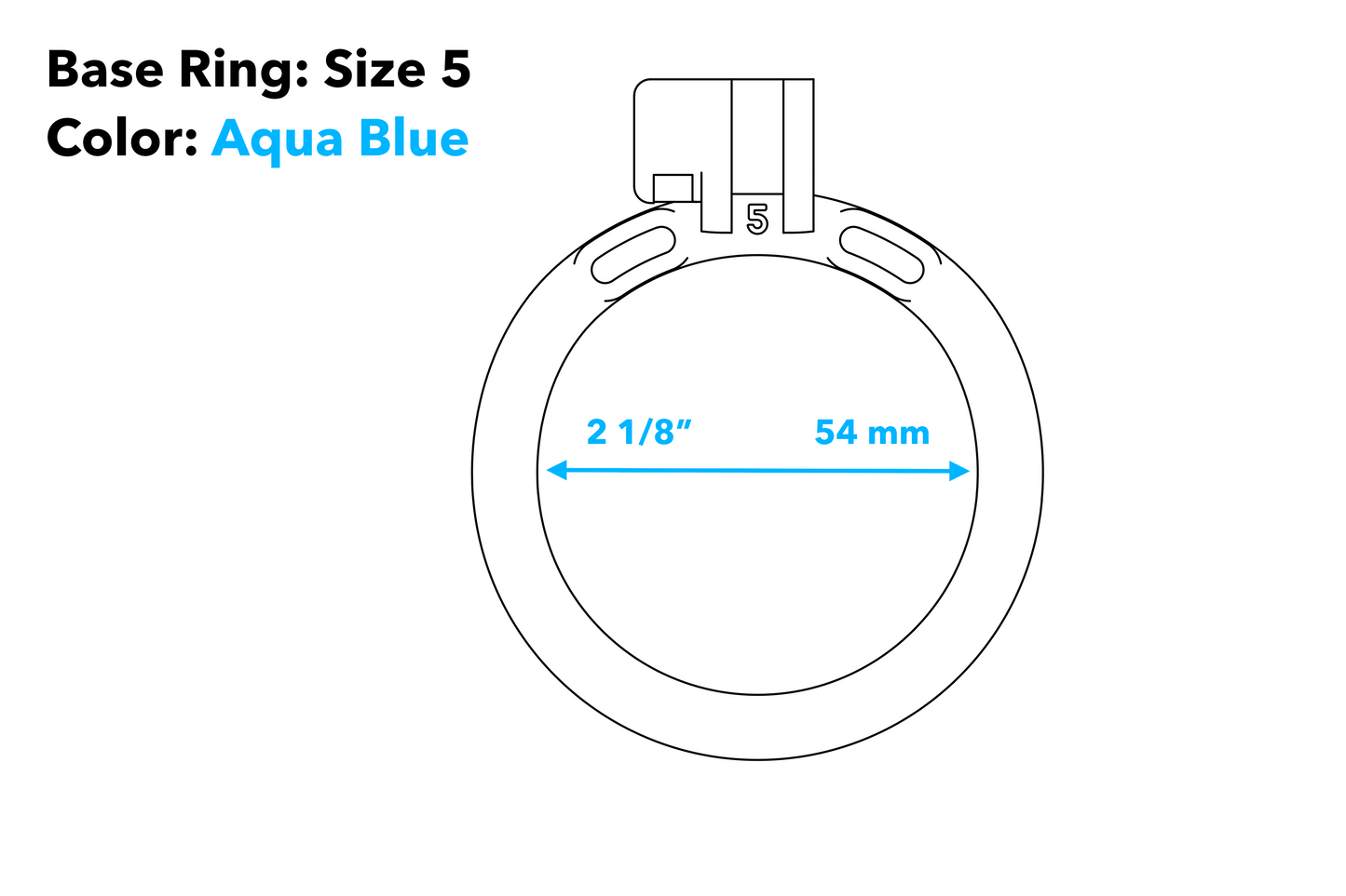 Base Ring (Aqua Blue)