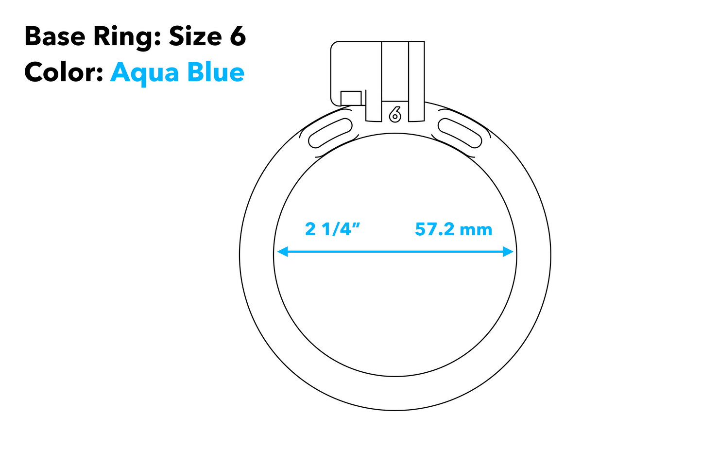 Base Ring (Aqua Blue)