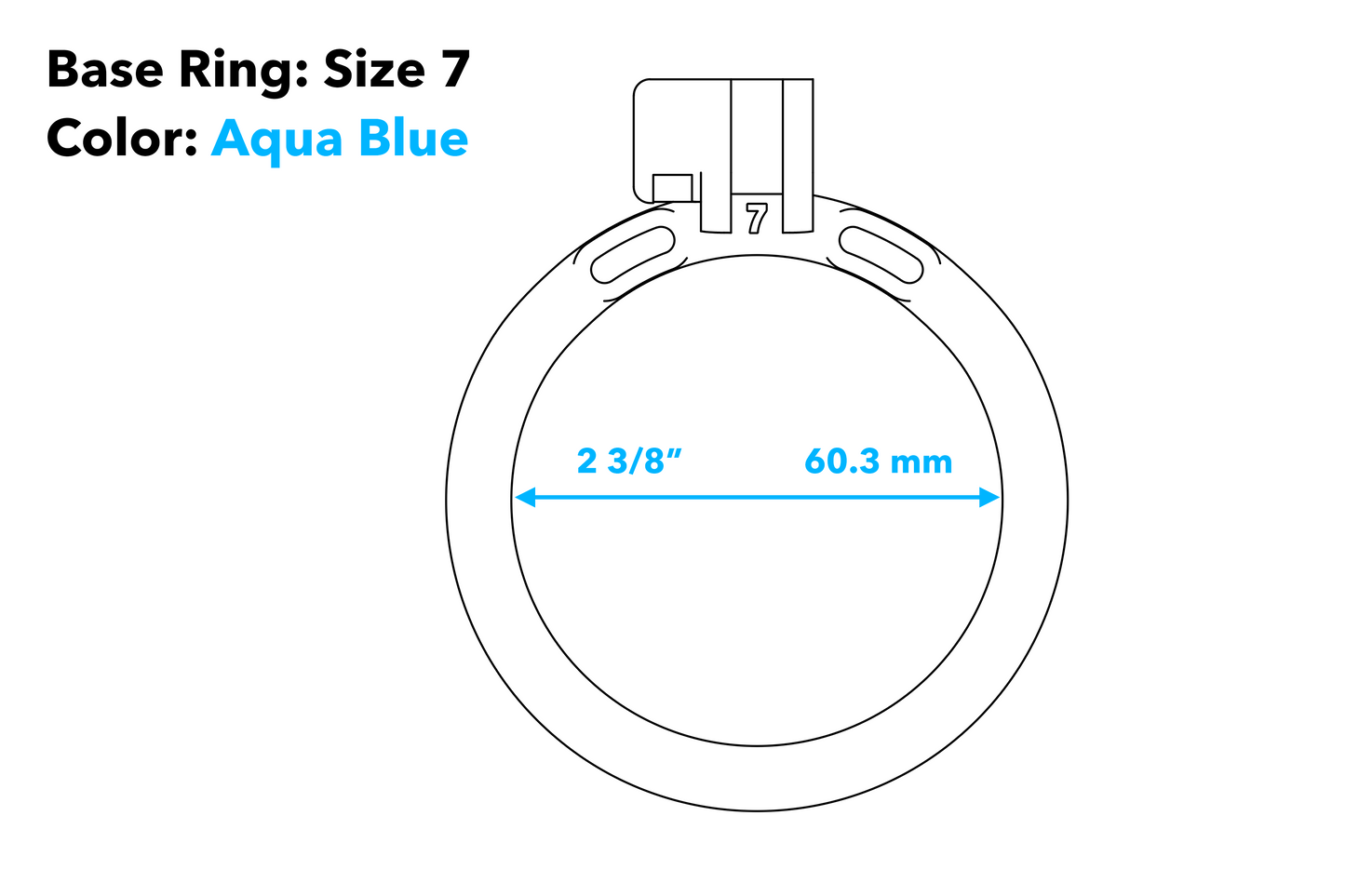 Base Ring (Aqua Blue)