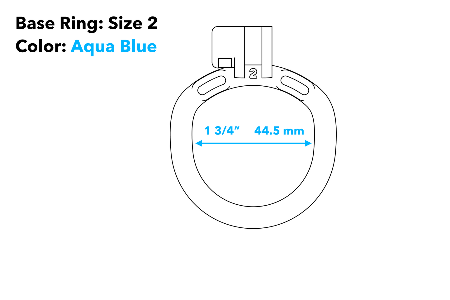 Base Ring (Aqua Blue)