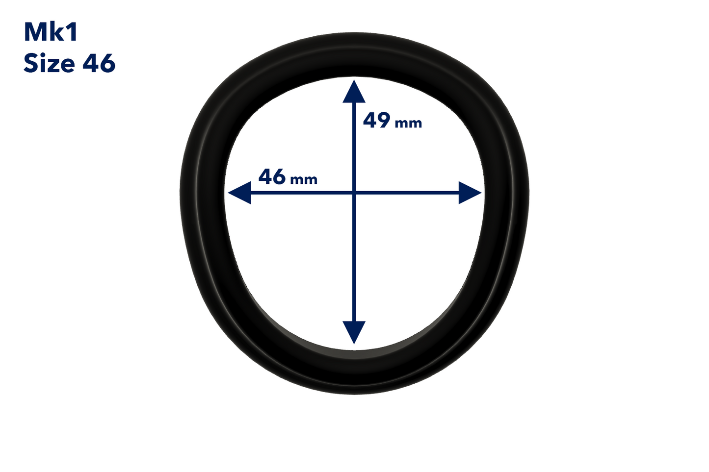 Mk1 Cock Ring Pack (46, 48, 50mm) - Large