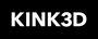 KINK3D white on black text logo 