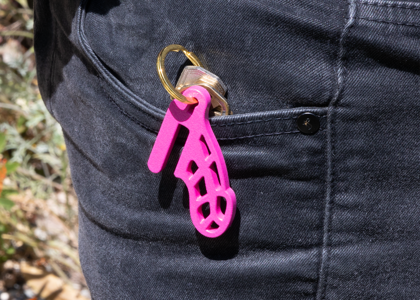 Cobra Logo Keychain (Fusion Pink)