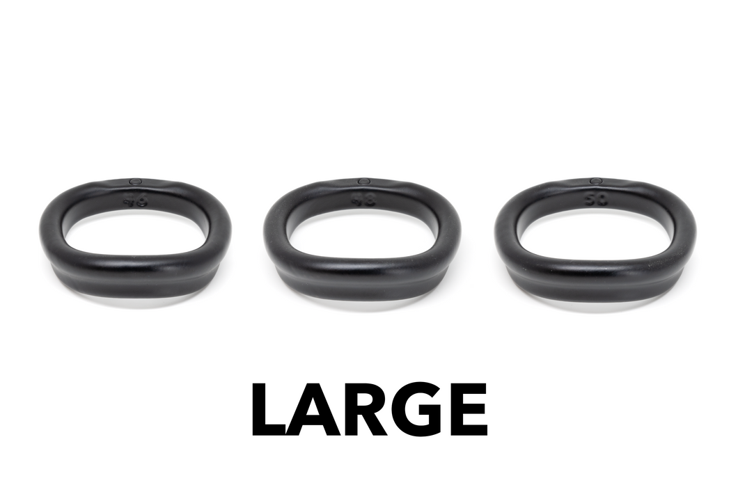 Large Mk1 Cock Ring Pack (46, 48, 50mm)