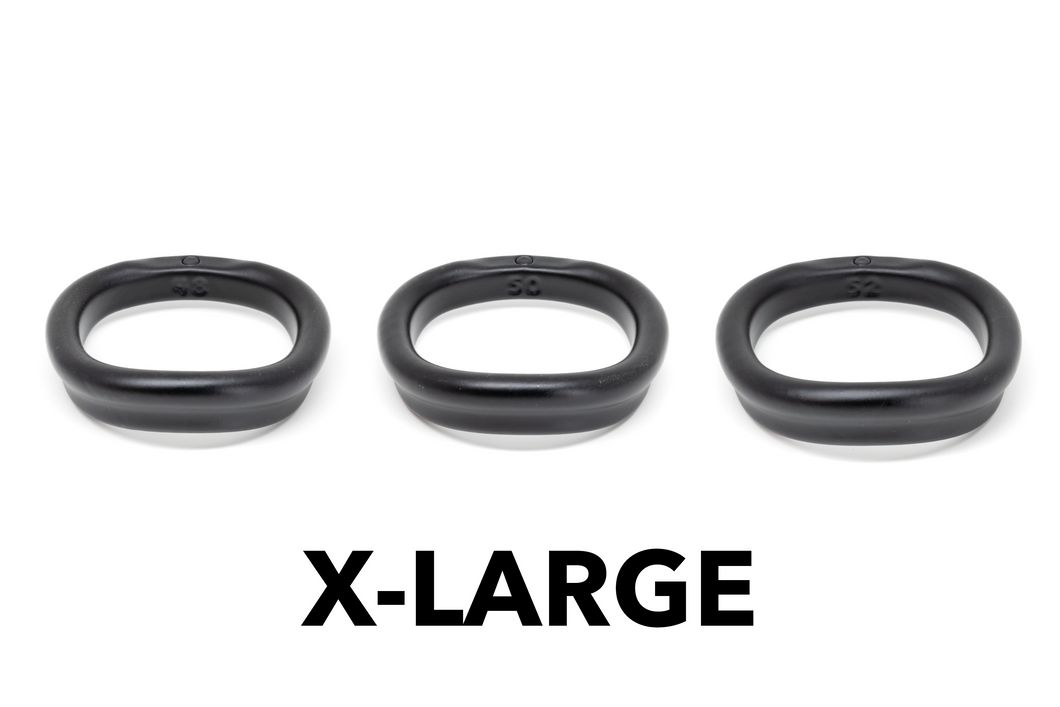 X-Large Mk1 Cock Ring Pack (48, 50, 52mm)