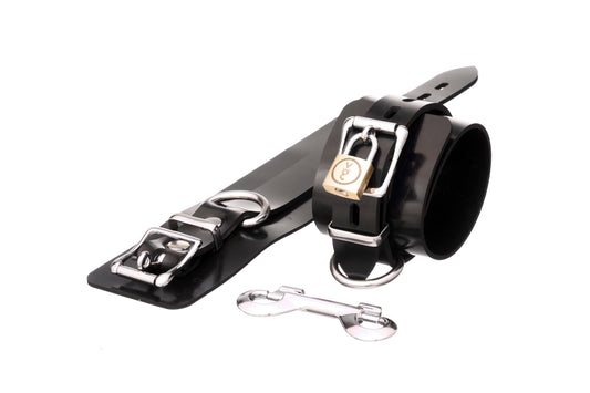 Heavy Rubber Ankle Cuffs (Pair)