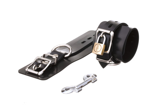 Heavy Rubber Wrist Cuffs (Pair)