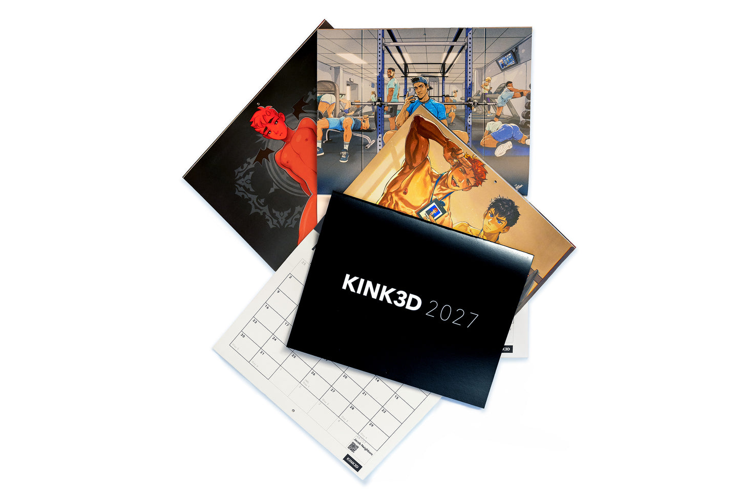 KINK3D Locktober Year Calendar (2026-2027)