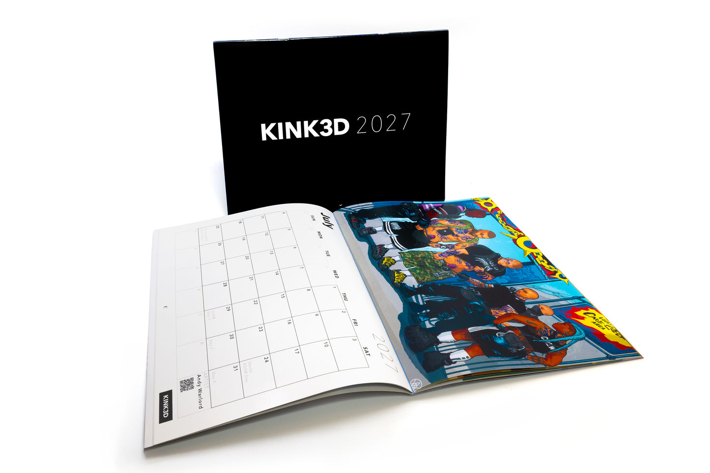 KINK3D Locktober Year Calendar (2026-2027)